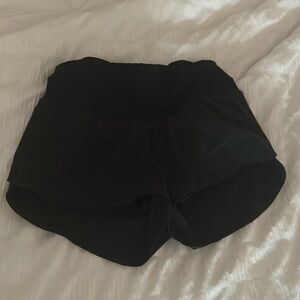 lululemon black speed ups size 2 2.5”